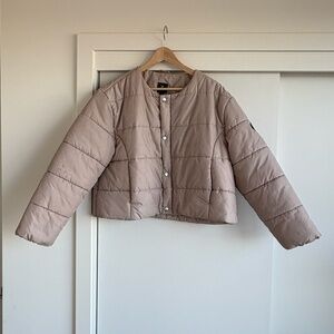 Puffa Puffer Jacket–Beige